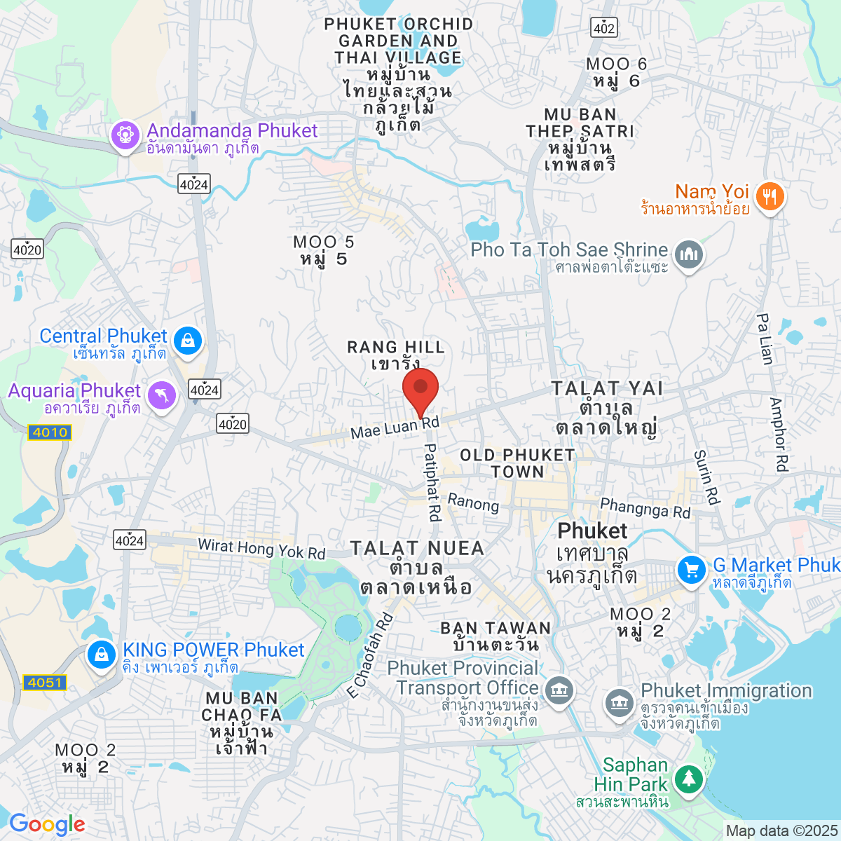 Map for 7.888505078,98.38171456