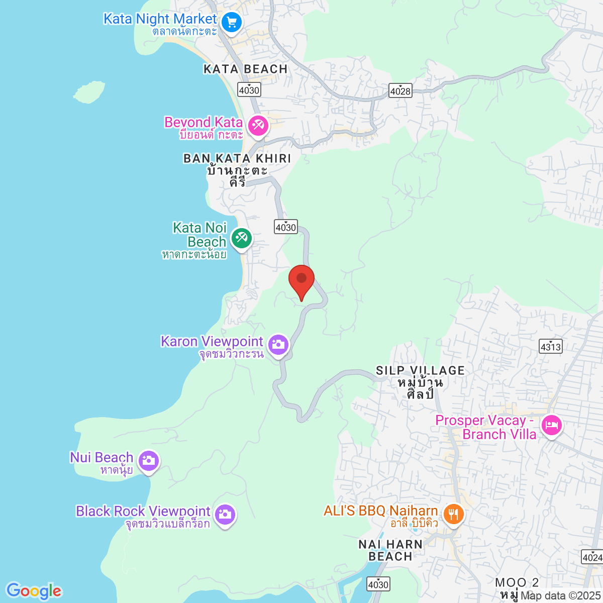 Map for 7.802207564,98.30413365