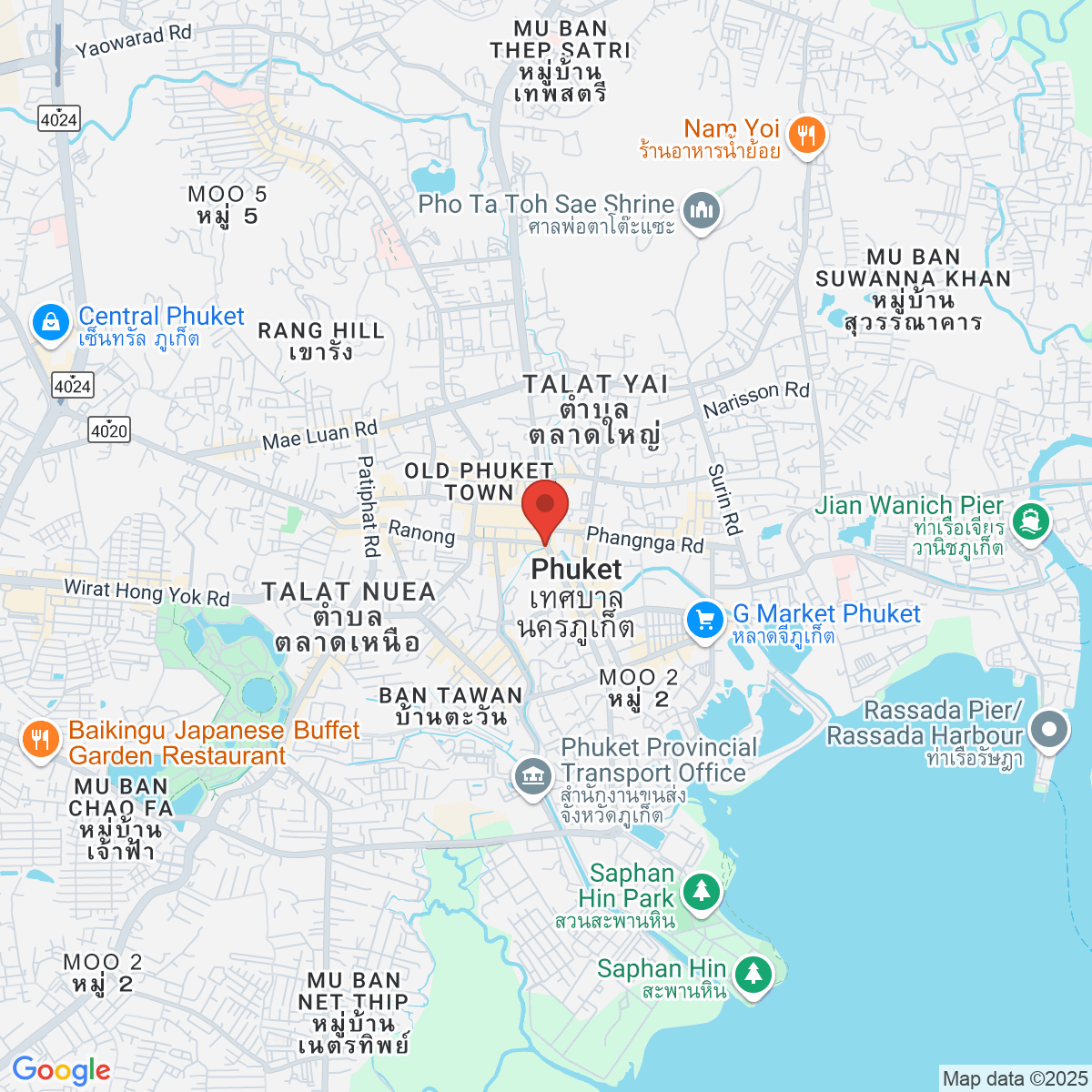 Map for 7.882809257,98.39076667