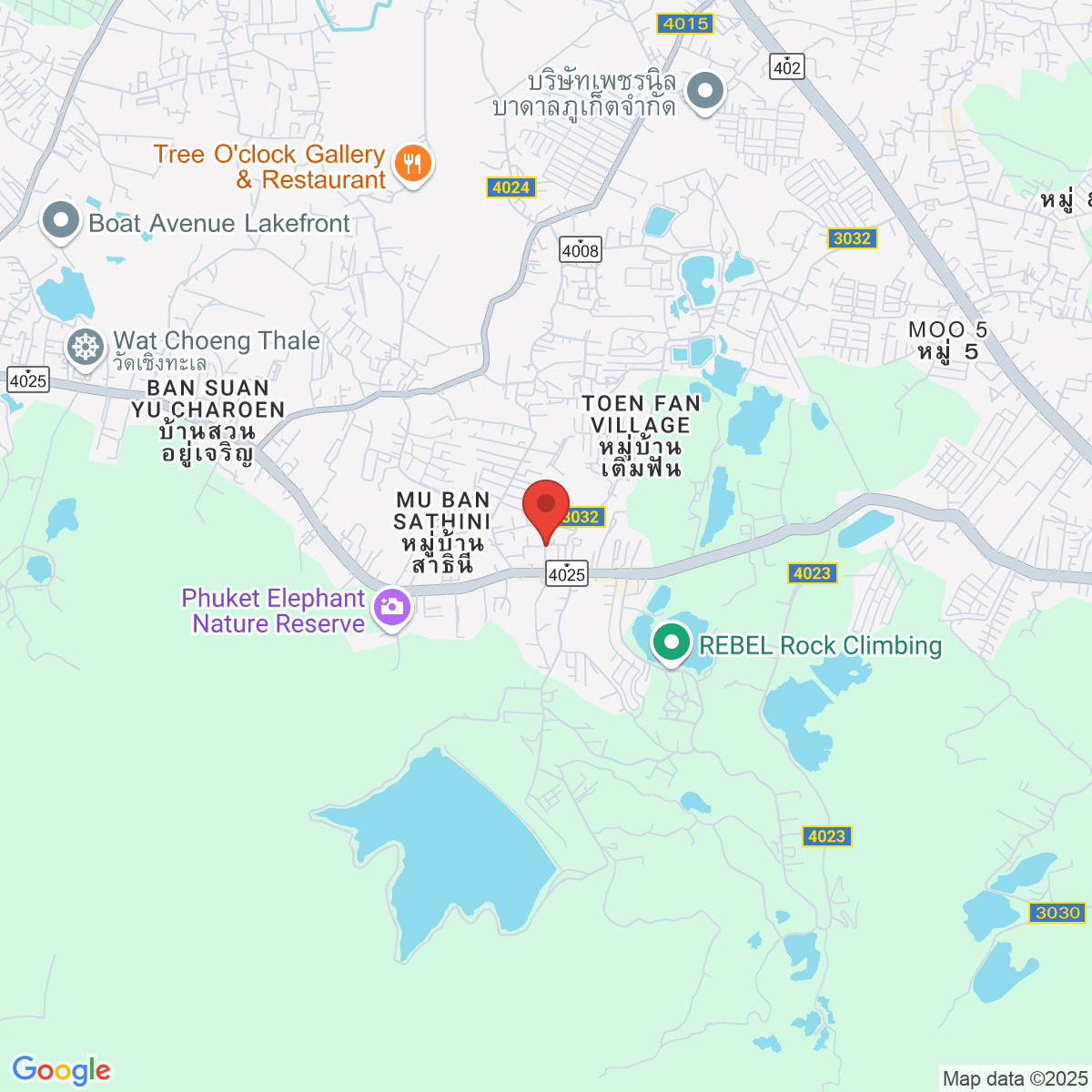 Map for 7.980930837,98.33397798
