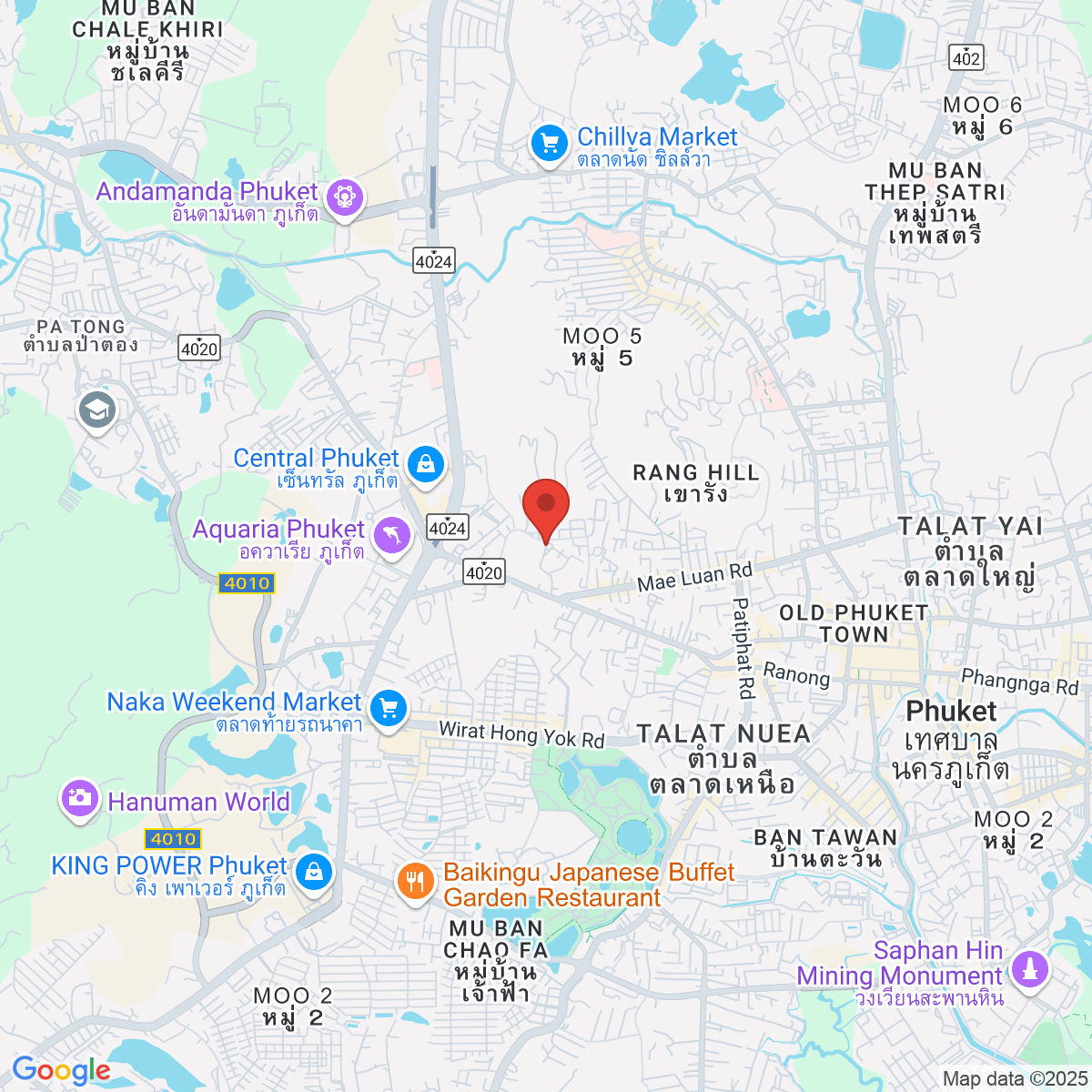 Map for 7.889498427,98.37310836