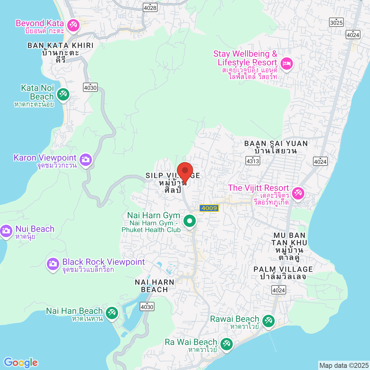 Map for 7.795092878,98.31598449