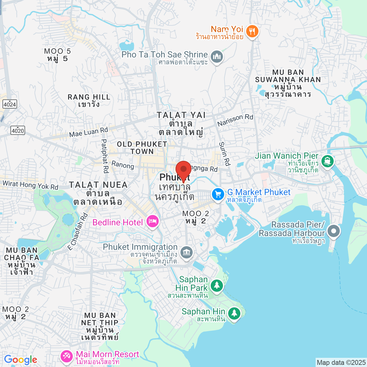 Map for 7.880897119,98.39347203