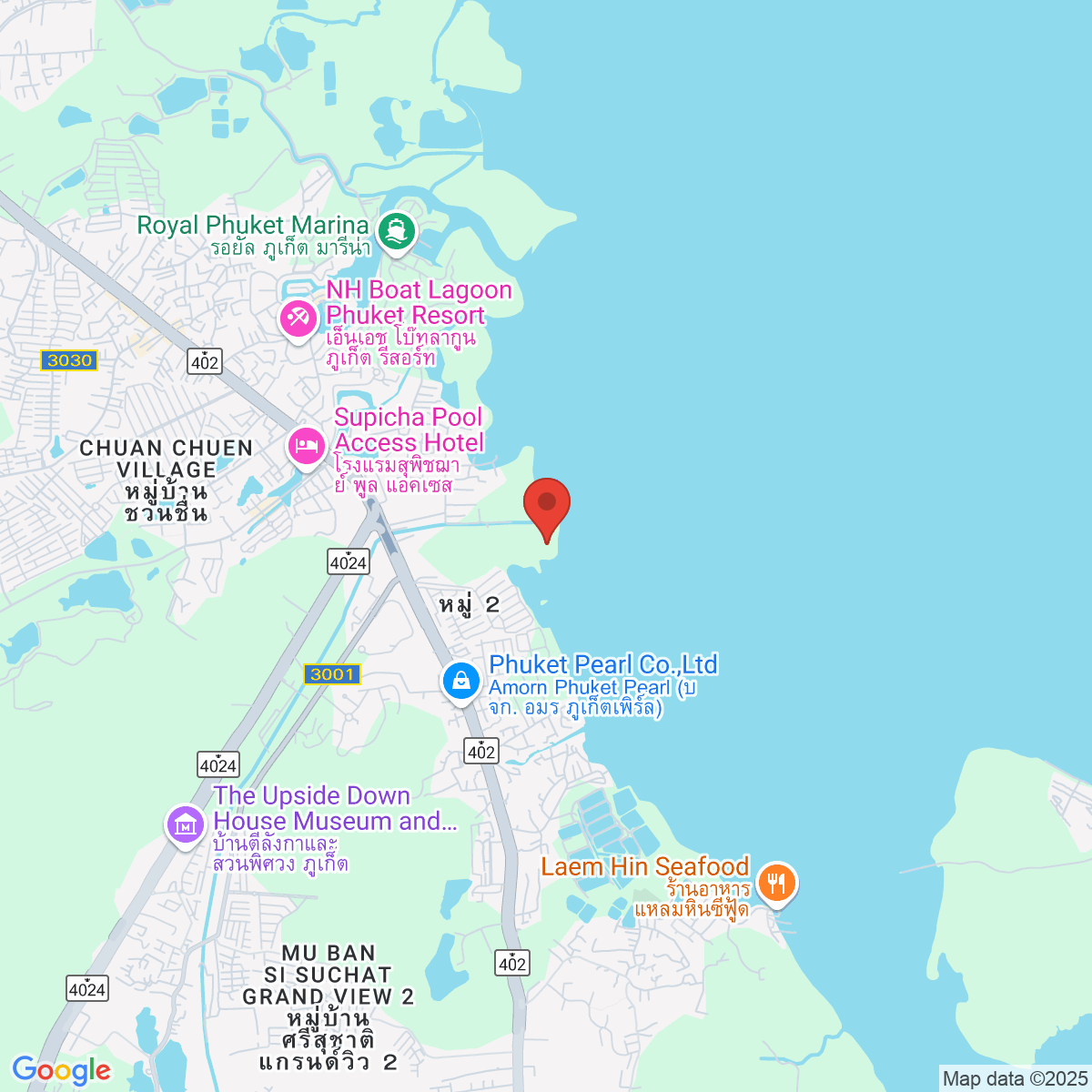 Map for 7.952687376,98.39692784