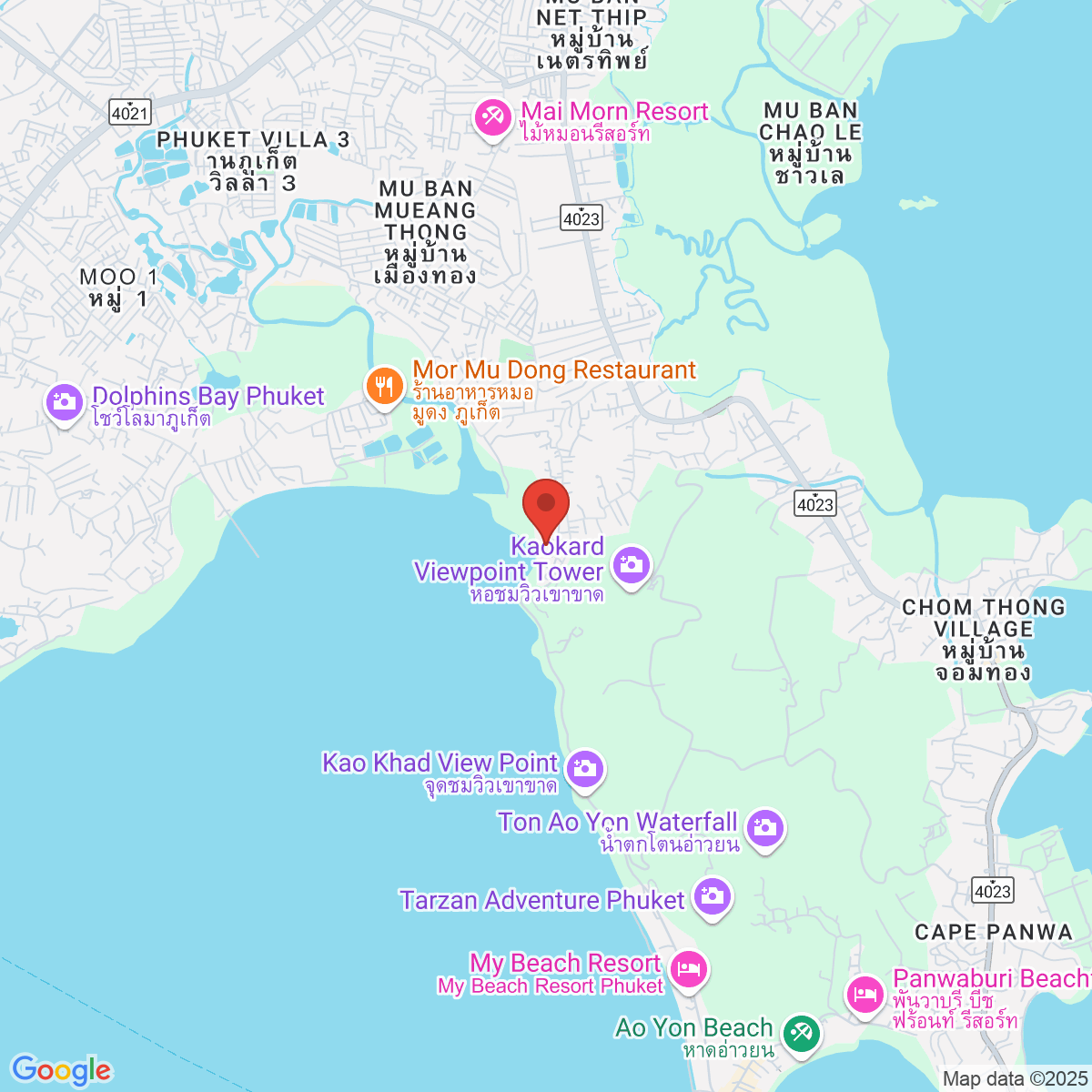 Map for 7.836871215,98.37957216