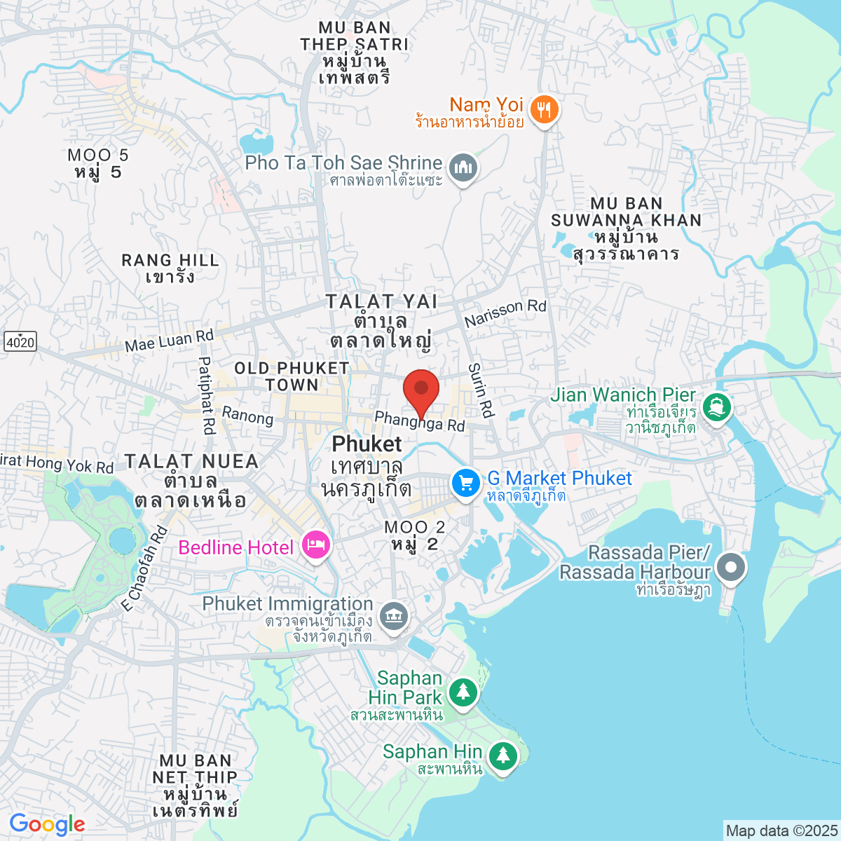 Map for 7.883155035,98.39555098