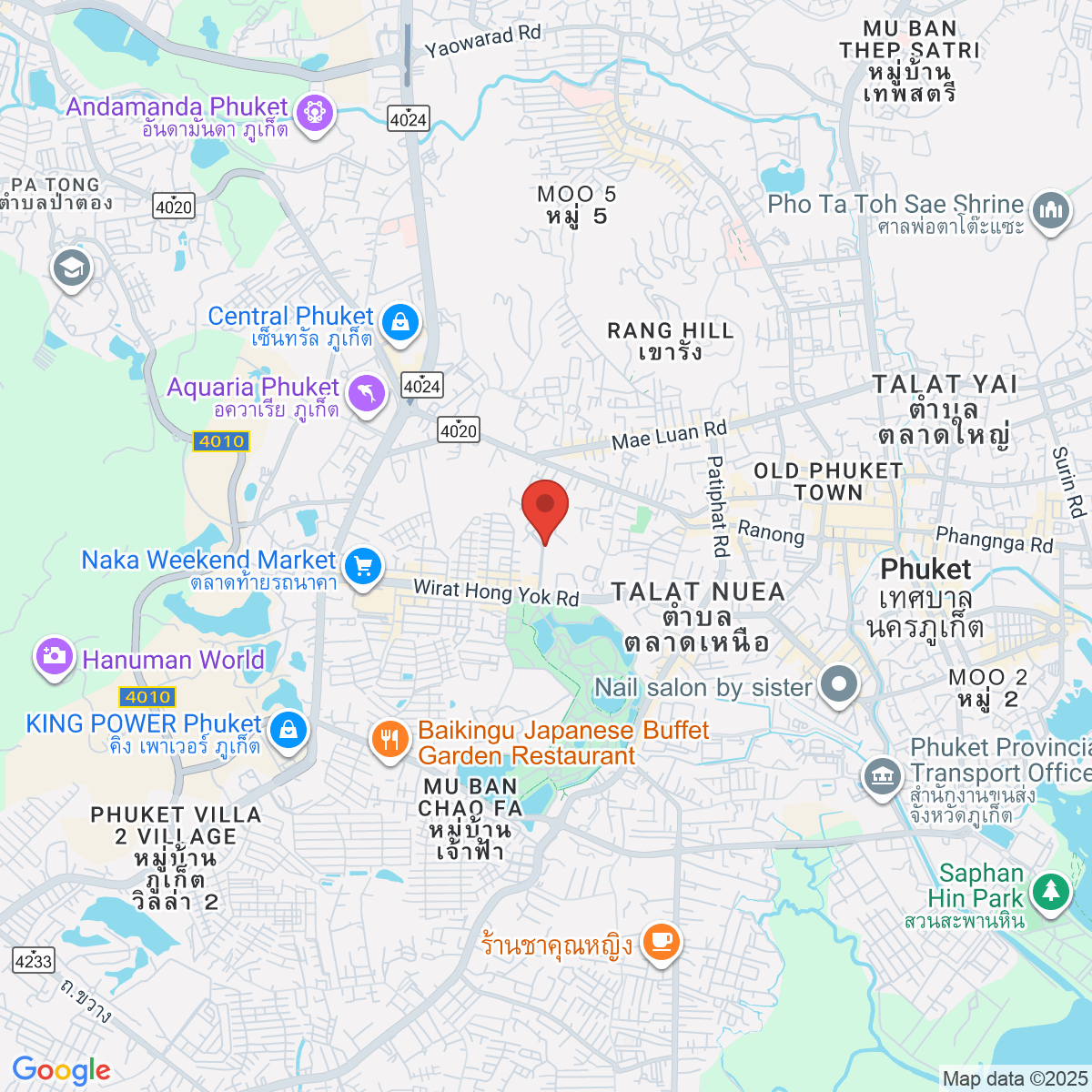 Map for 7.882815585,98.37428725