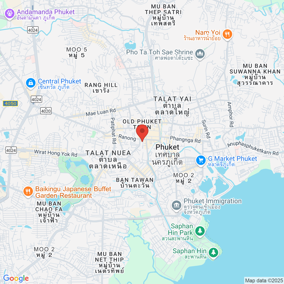 Map for 7.882684353,98.38765521