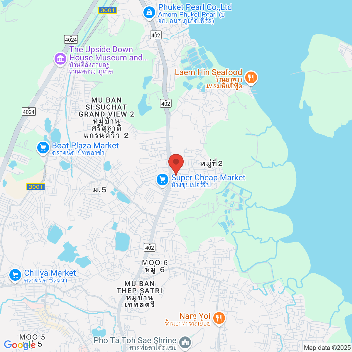Map for 7.922674434,98.39682823