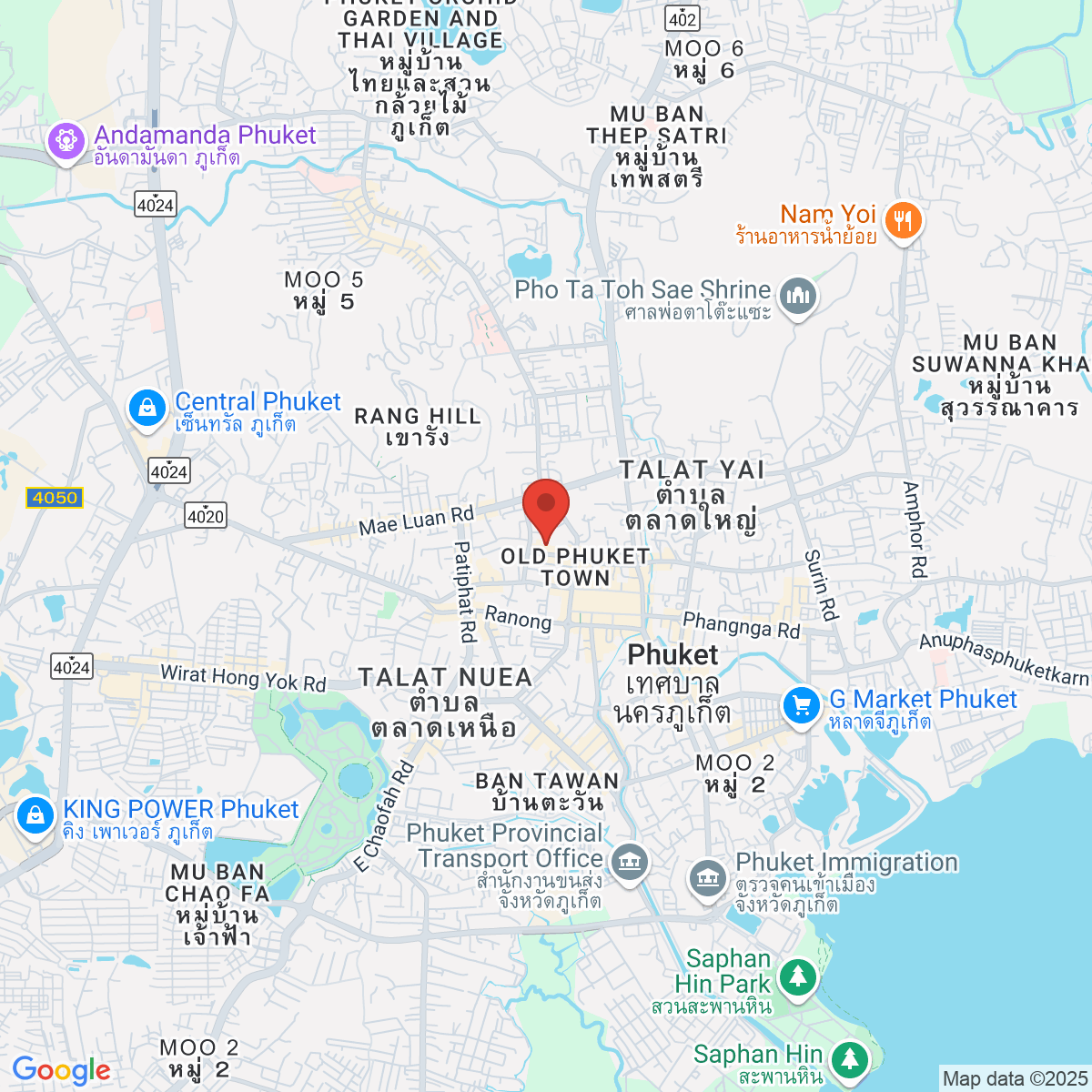 Map for 7.886848543,98.38625208