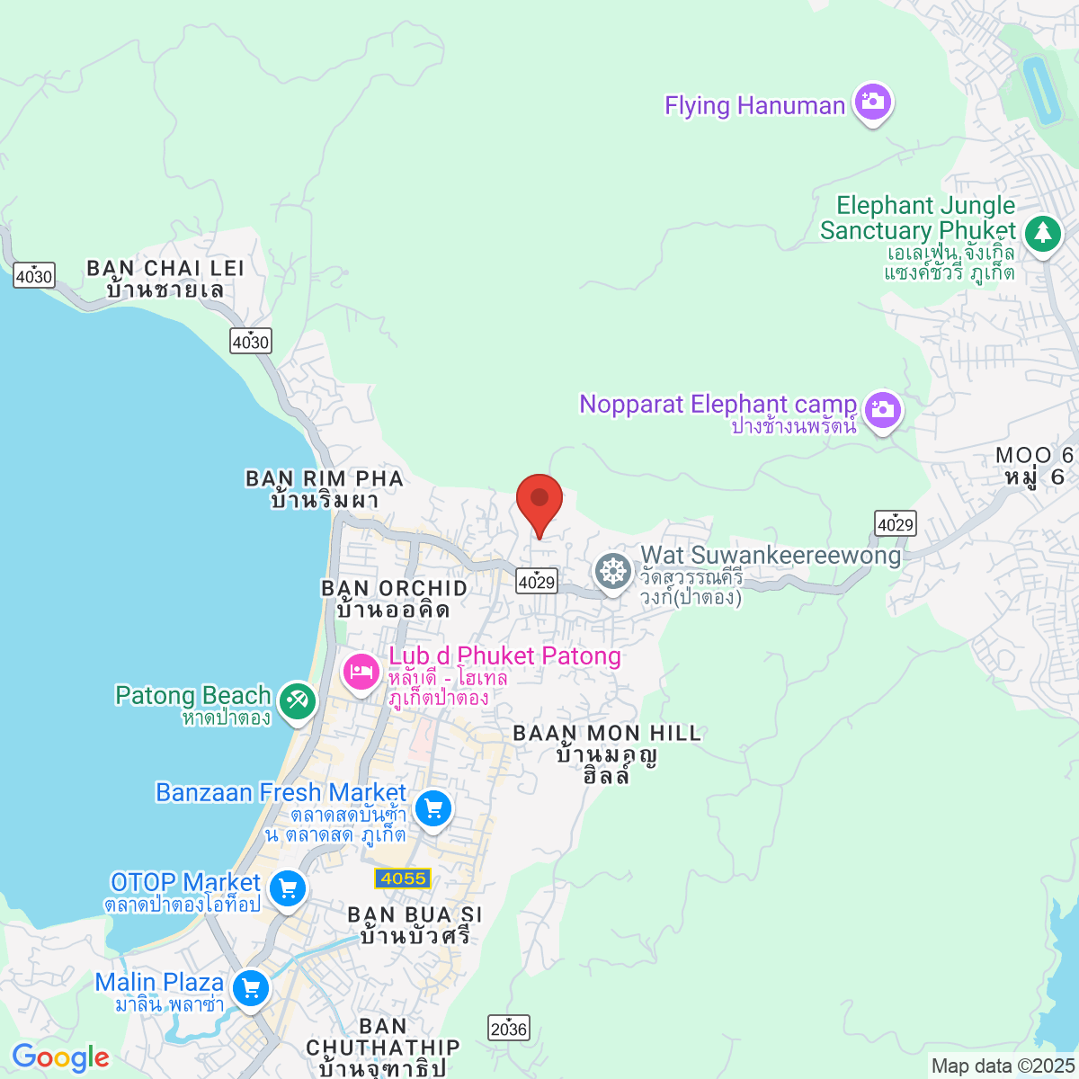 Map for 7.905093195,98.3069558